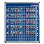 Personal-Raum-Plan,  8 Stunden, 43 Spalten, 103x97 cm, 